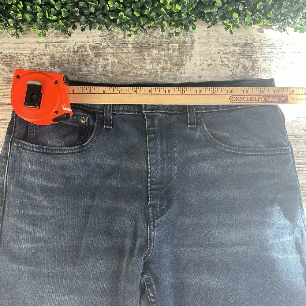 LEVI'S 512 Slim Taper Flex Jeans Men's 34x34 Blue Gray Stretch Denim MidRise EUC